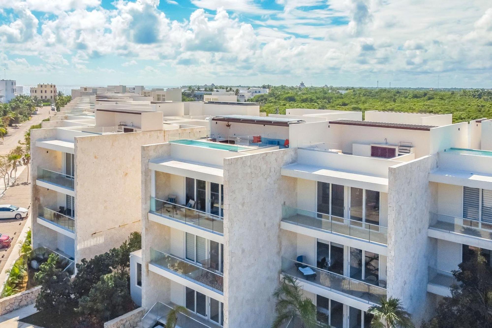Santamar By Tao Beach Condos With Pool & Walk To Ocean アクマル 部屋 写真